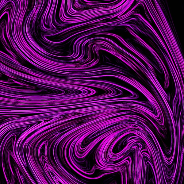 Fond abstrait violet numérique avec flux liquide — Photo