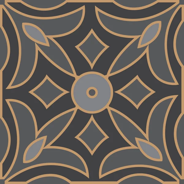 Die Marokkanische Wandmalerei Dekoratives Design Nahtlose Muster Und Keramische Bodenfliesen — Stockvektor