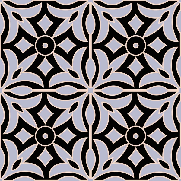 Design Décoratif Mural Marocain Motif Sans Couture Carreaux Céramique Collection — Image vectorielle