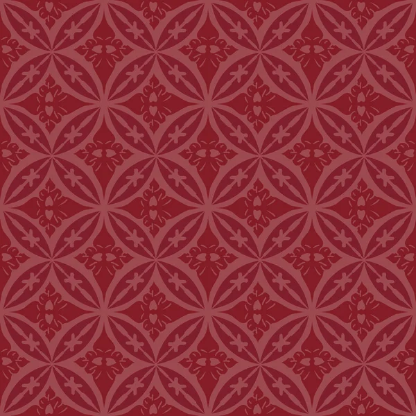 Soyut Dairesel Döşemeler Kusursuz Vektör Deseni. Geometrik doku. Tekrarlanan arkaplan.