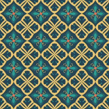 Kraliyet sembolleri ile baş aşağı desen. Sorunsuz vektör arka plan. Çiçek süsleme. Soyut fayans. Geometrik doku. Yinelenen arka plan.