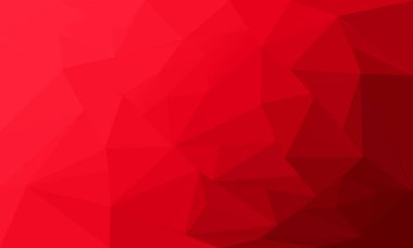 Kırmızı Düşük poli arka plan çeşitli üçgen tam