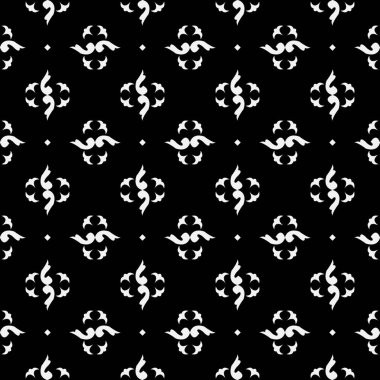 Kraliyet sembolleri ile baş aşağı desen. Sorunsuz vektör arka plan. Çiçek süsleme. Soyut fayans. Geometrik doku. Yinelenen arka plan.