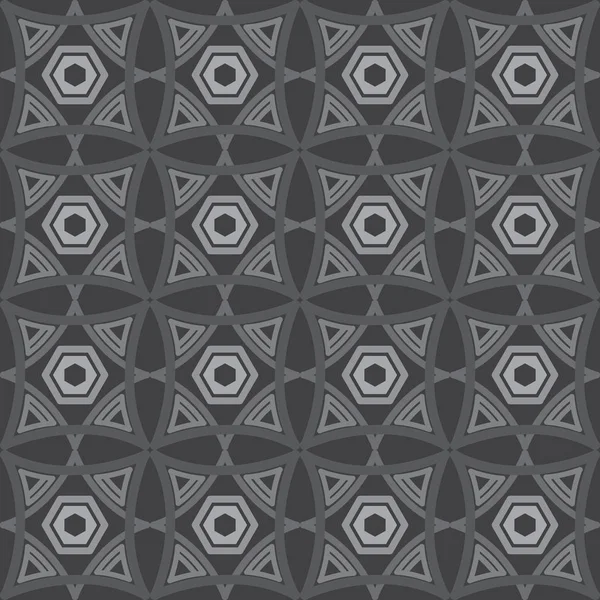 Das abstrakte geometrische nahtlose Vektor-Druckmuster — Stockvektor