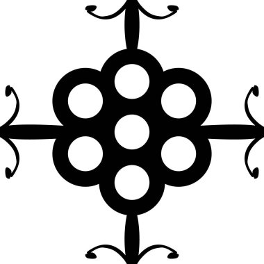 Soyut Dairesel Döşemeler Kusursuz Vektör Deseni. Geometrik doku. Tekrarlanan arkaplan.