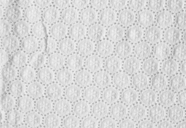 texture of white fabric with a pattern