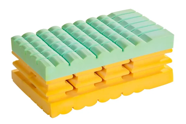 Structural sample of a memory foam mattress — Stock Image Structural sample of a memory foam mattress Royalty Free Stock Images