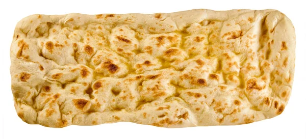 Rectangular white Italian Roman pizza — Stock Photo, Image