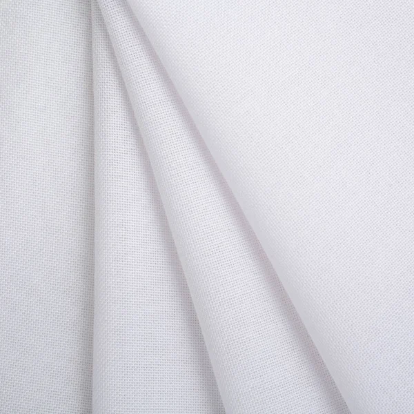 Superficie di sfondo in tessuto di cotone bianco naturale — Foto Stock