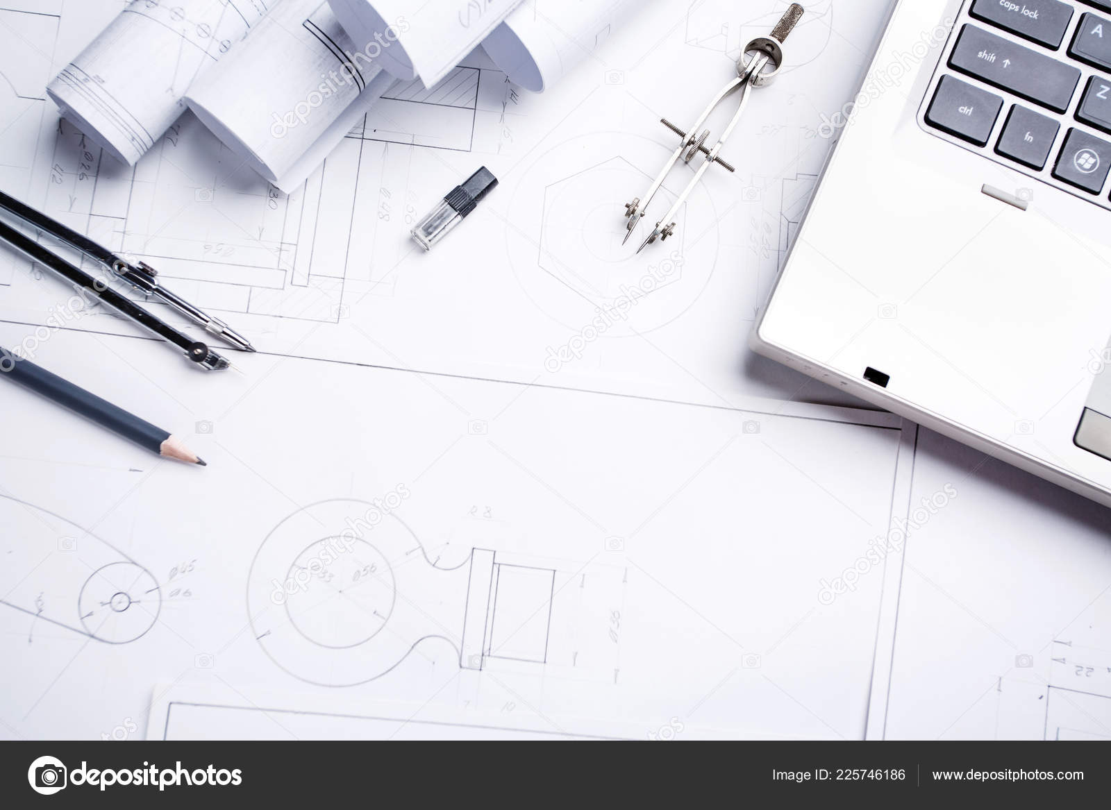 Keyboard, Pencil and Sticker Stock Image - Image of computer, business:  39784291