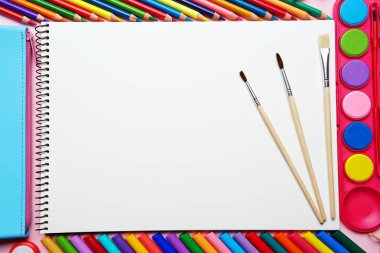 Güzel ofis, yazıt için arka plan. Eğitim kavramı