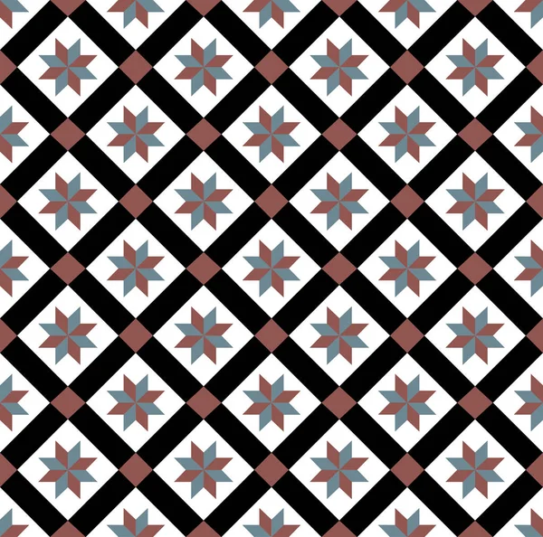 Kırmızı mavi İspanyolca desen, genellikle fayans İspanya, Portekiz ve diğer Akdeniz ülkelerinde kullanılan stil