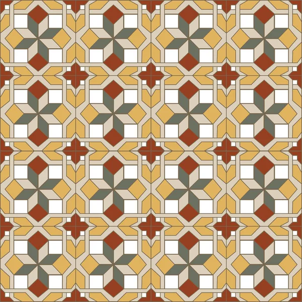 Moroccan tiles pattern — Stock Vector