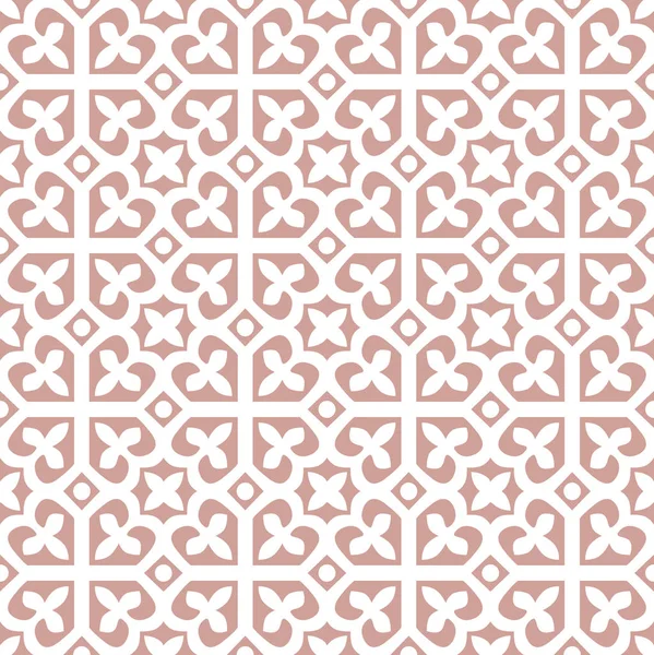 Pembe ve beyaz, kusursuz soyut çiçek deseni.