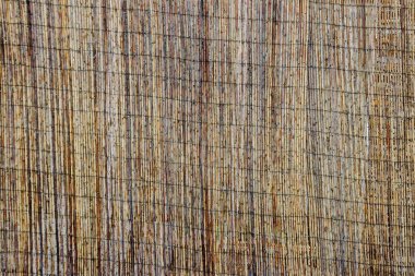 Mat kahverengi bambu tel çit, Plana dağ, Bulgaristan birlikte oluşturmak için  