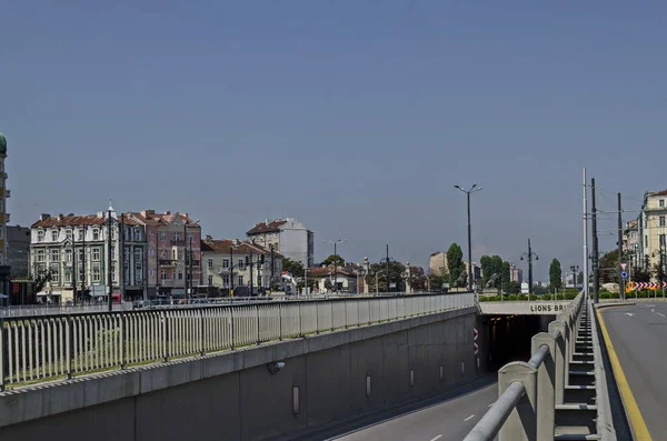 Sofia Bulgaristan Ağustos 2018 Bulgar Başkenti Aslanlar Köprüsü Sofya Bulgaristan — Stok fotoğraf