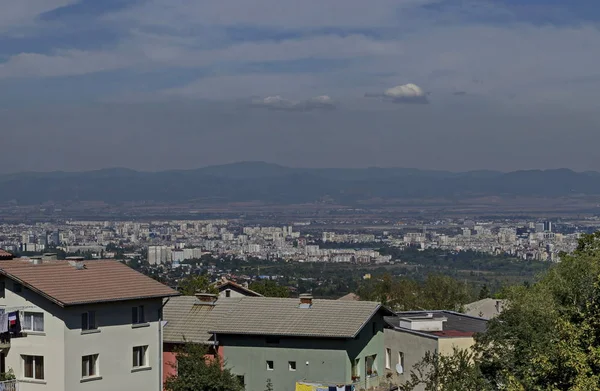 Sofia Bulgária Setembro 2018 Cidade Capital Búlgara Sofia Topo Montanha — Fotografia de Stock