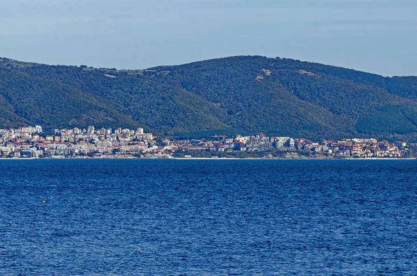 Paysage Marin Station Balnéaire Sur Mer Noire Près Ville Nessebar — Photo