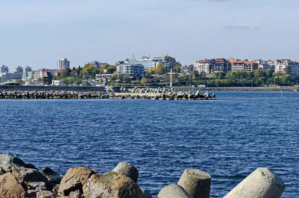 Nessebar Bulgaria October 2018 Seascape Shore Resort Black Sea Old — Stock Photo, Image