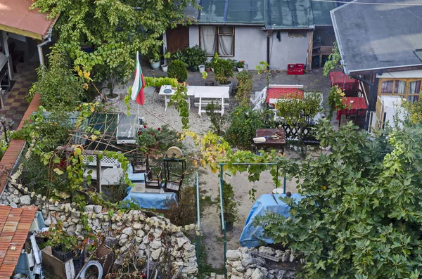 Nessebar Bulgarien Oktober 2018 Innenhof Eines Hauses Mit Platz Zum — Stockfoto