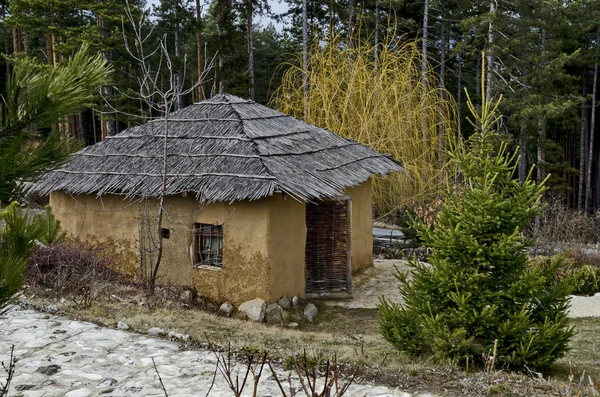 Chavdar Village Bulgaria March 2019 Archaeological Park Topolnitsa Neolithic Houses — Stock Photo, Image