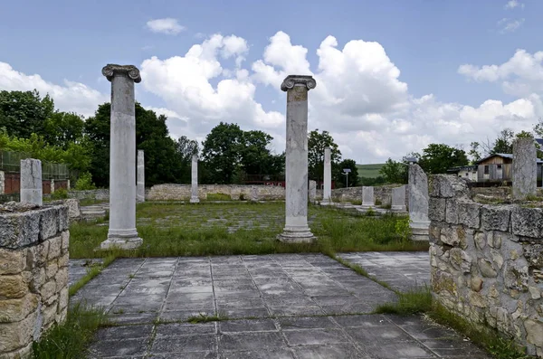Renovación Parte Ruina Complejo Arqueológico Abritus Prepararse Para Los Turistas — Foto de Stock