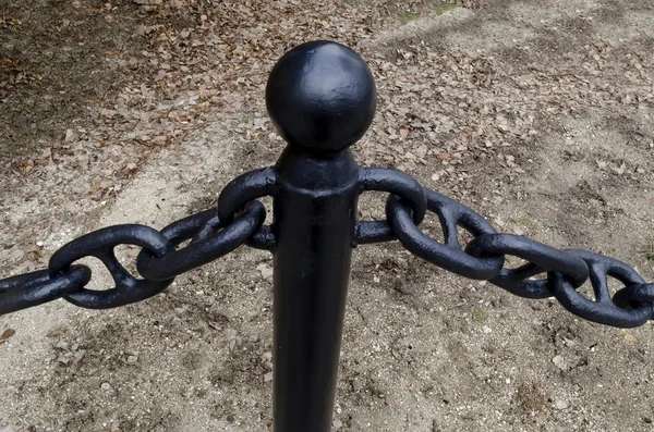 Koprivshtitsa Town Bulgaria March 2019 Fragment Stylish Metal Fence Ancient — Stock Photo, Image