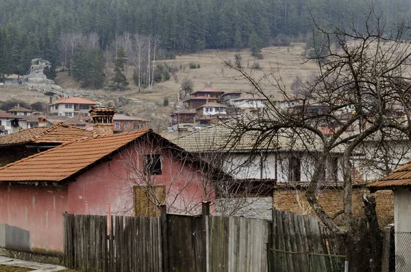 Koprivshtitsa Town Bulgaria März 2019 Ein Wohnviertel Mit Authentischen Alten — Stockfoto