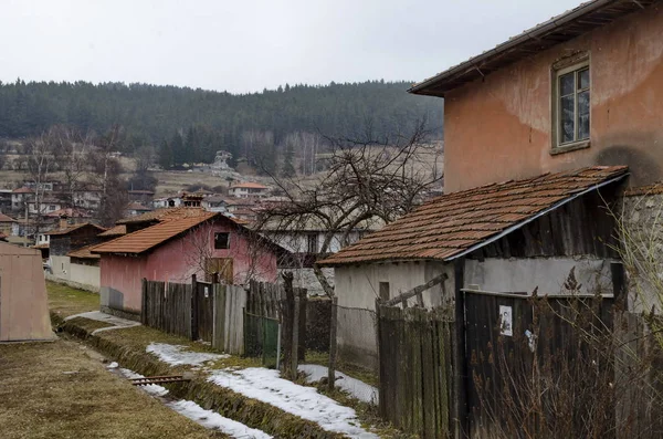 Koprivshtitsa Town Bulgarije Maart 2019 Een Woonwijk Van Authentieke Oude — Stockfoto