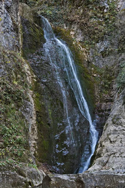 Autumn General View Waterfall Skoka Jump River Kozniza Central Balkan — Stock Photo, Image