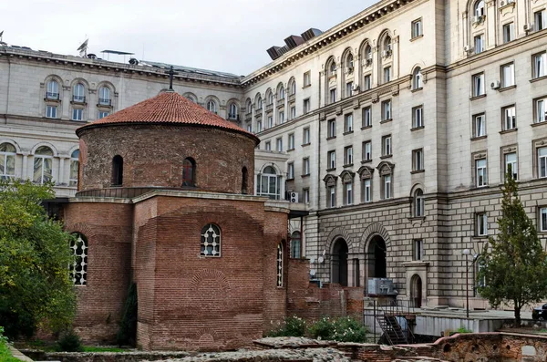 Sofia Bulgaria November 2019 George Rotunda Church Ruins Ancient Town — Stock Photo, Image
