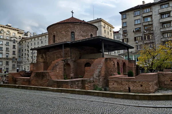 Sofia Bulgaria November 2019 George Church Early Christian Red Brick — Stock Photo, Image