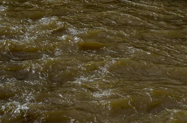 Цікавий Природний Фон Води Після Дощу Бістріці Благородград Болгарія — стокове фото