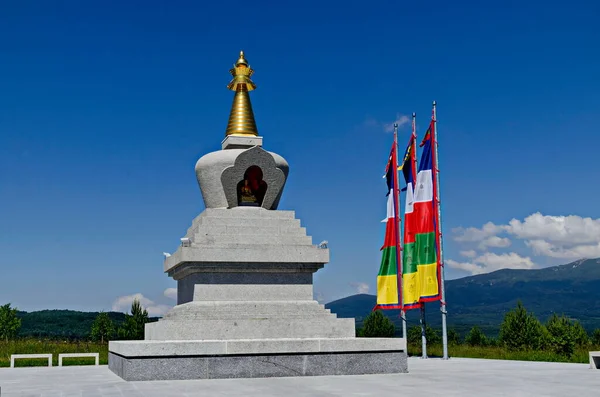 Plana Mountain Bulgaria Június 2020 View Buddhist Stupa Sofia Retreat — Stock Fotó