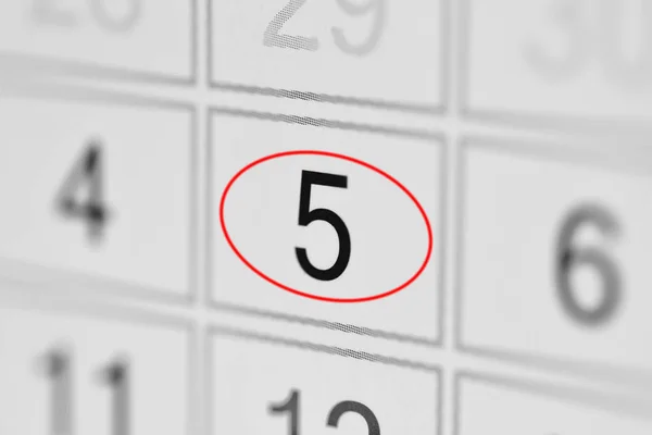 Planner calendar deadline day of the week on white paper 5