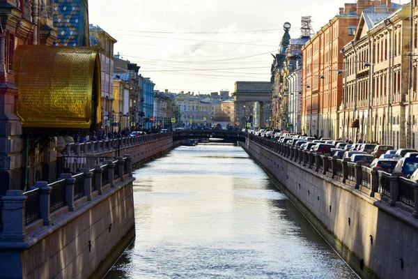 Moika River Canal San Pietroburgo — Foto Stock