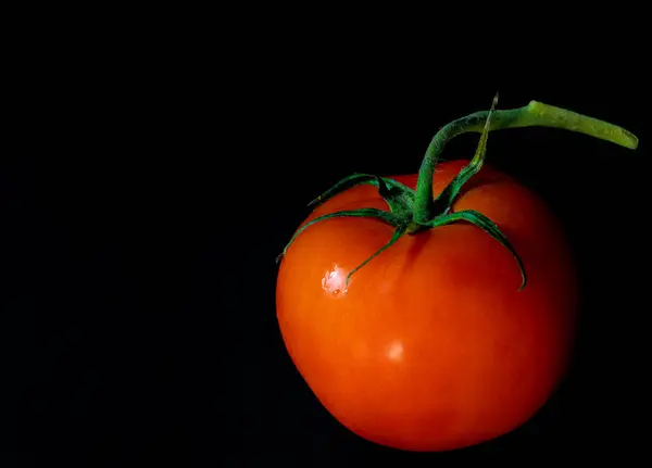 Close Red Ripe Tomato Copy Space — Stock Photo, Image