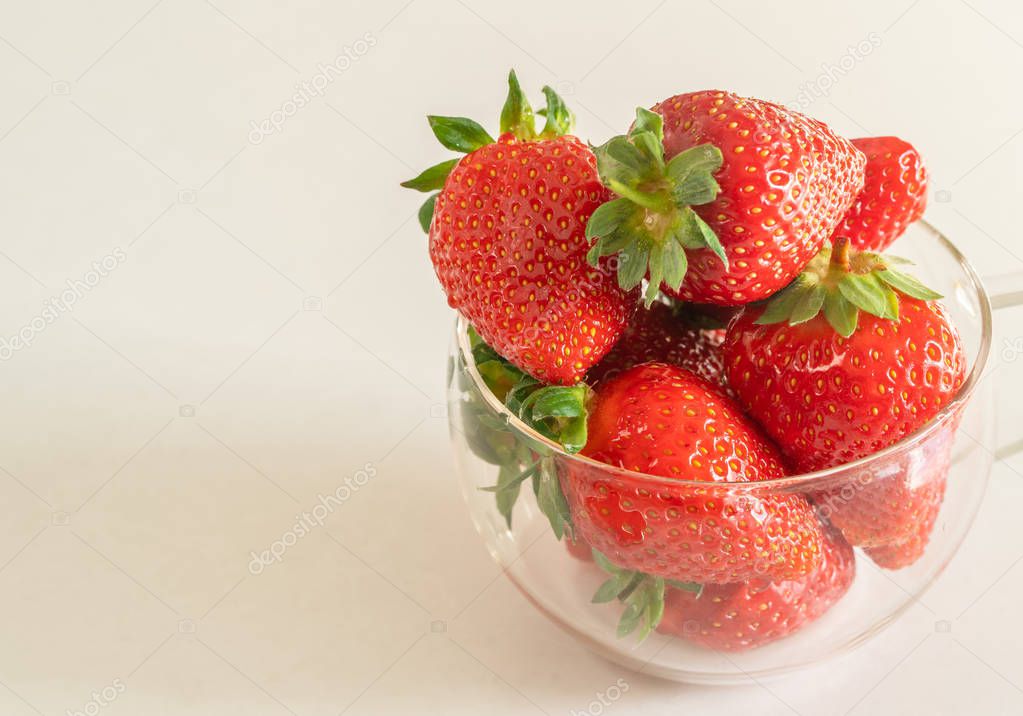strawberries and strawberry in a bowl