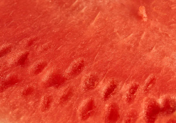 Pastèque Rouge Repose Sur Table Cuisine — Photo