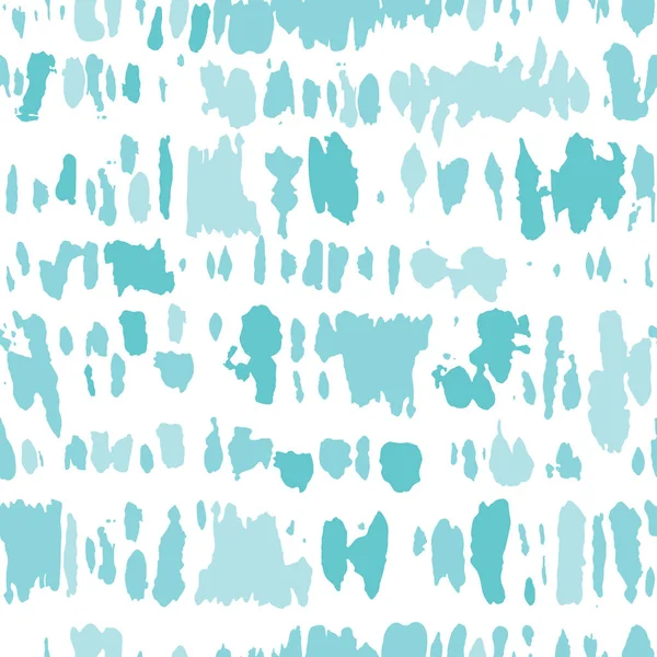 Aqua Monocromático Tie-Dye Shibori Listras Vector Padrão sem costura —  Vetores de Stock