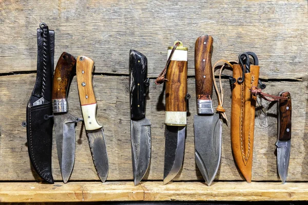 Hand made knifes — Stock Photo, Image