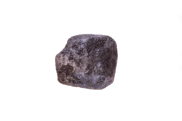 Super Macro Shot Many Crystals Black Hawaiian Salt Very Close — Stock Photo, Image