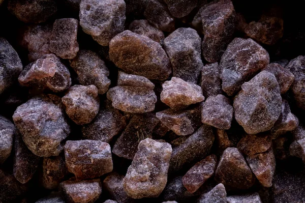 Super Makroaufnahme Exotischen Schwarzen Salzes Aus Indien Detail Sehr Nah — Stockfoto
