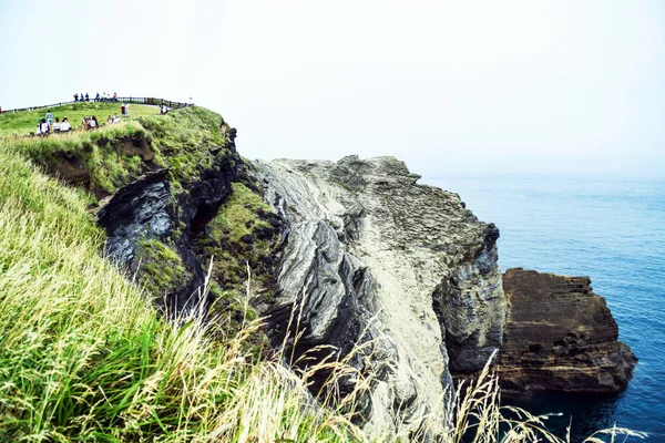Jeju Adası'nın deniz manzarası