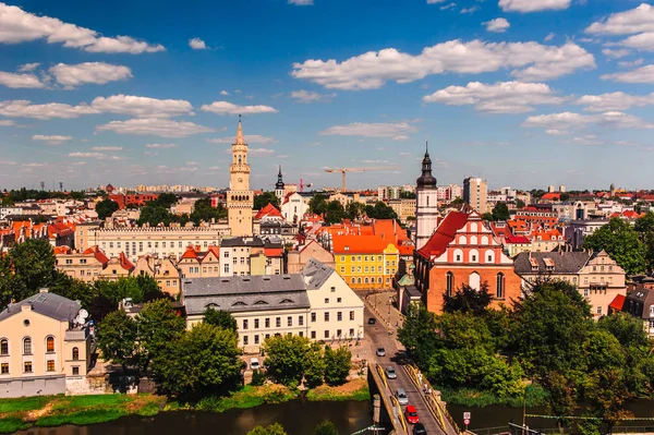 Vista Opole Dalla Torre Del Piast Immagine Stock