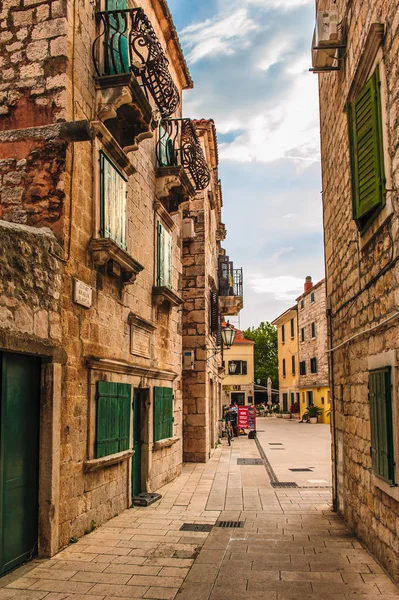 Omis tarihi şehir merkezi Dalmaçya