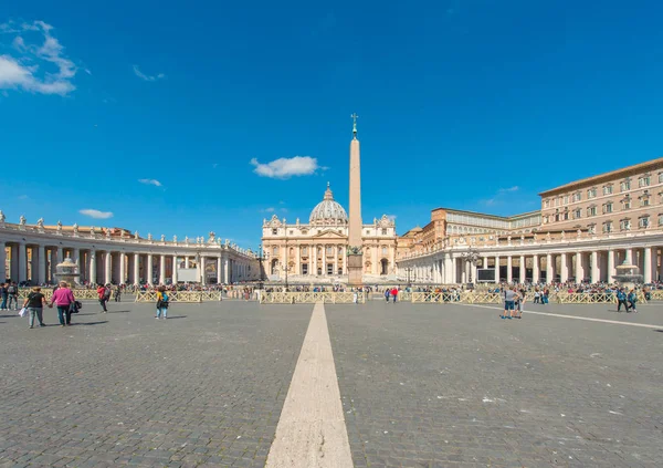 Peter Vaticano Com Uma Basílica Centralmente Localizada — Fotografia de Stock