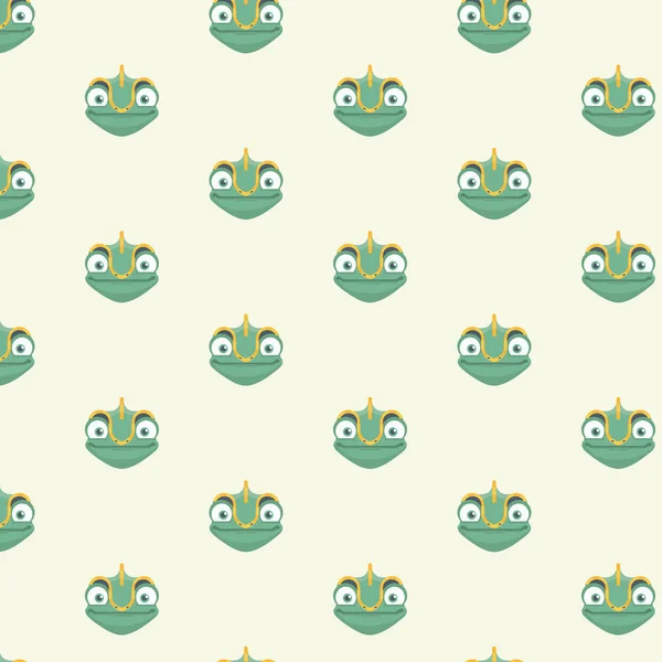 Chameleon Patroon Pastel Achtergrond — Stockvector