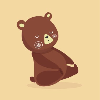 Tatlı bebek ayı çizgi filmi..