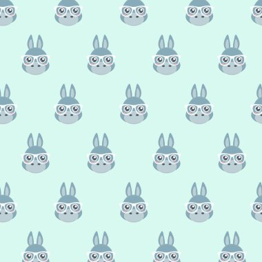 Pastel arka plan üzerinde eşek şekli.